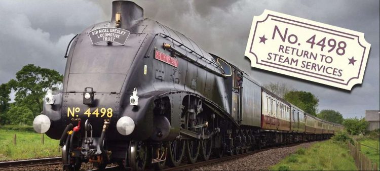 Sir Nigel Gresley return to steam