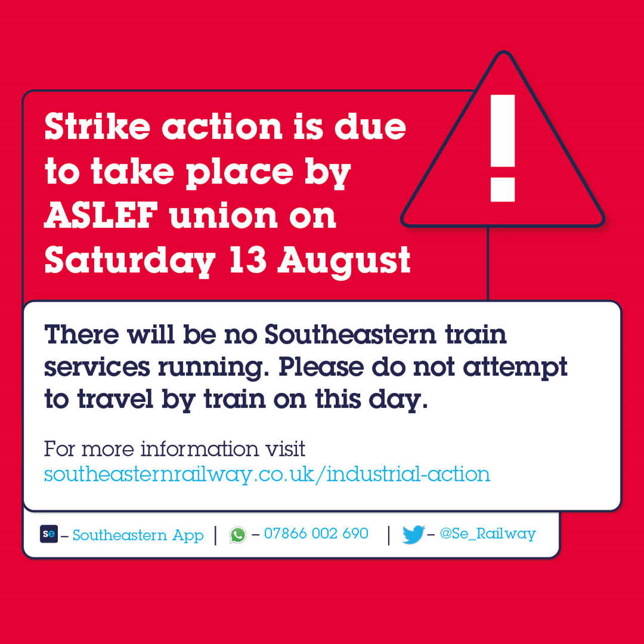 Strike Action 13 Aug