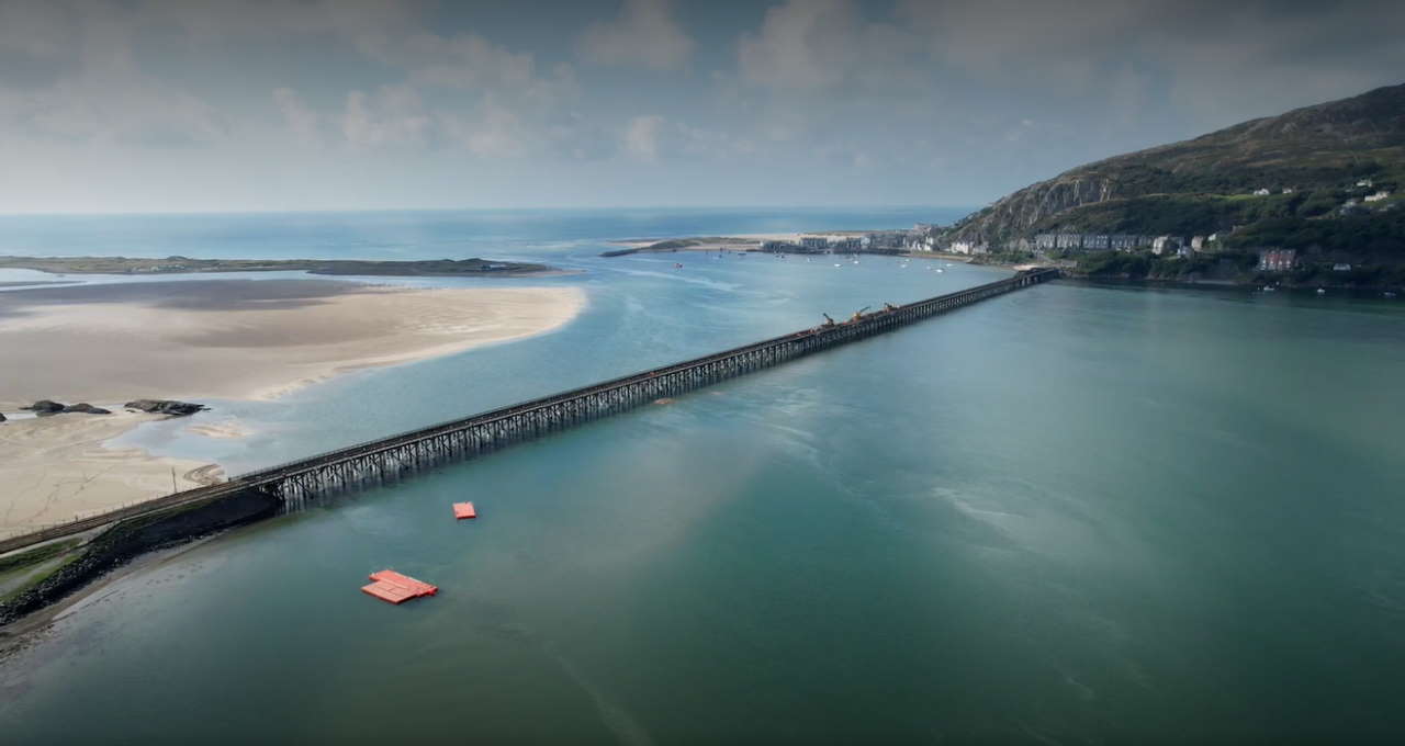 Barmouth drone shot