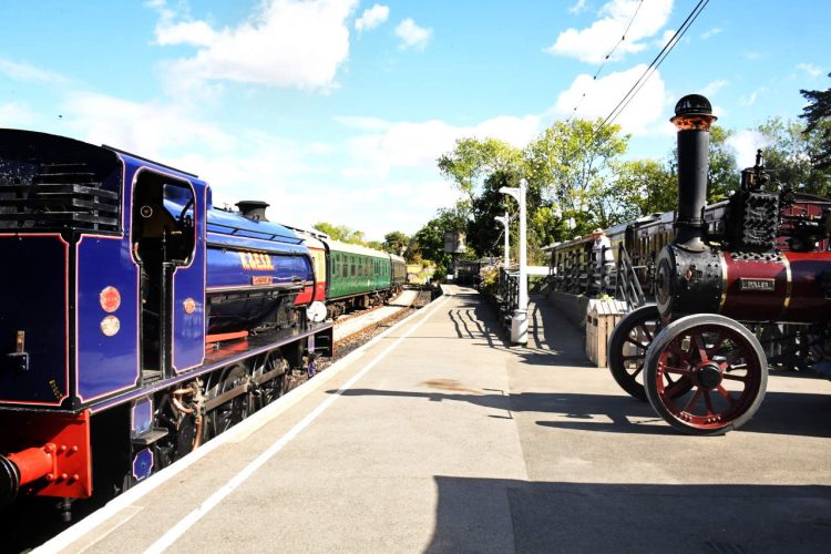 Double steam farewell to the Queen