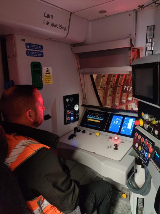 First train runs using the new digital signalling on Northern City Line