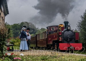 Russell passes through Tryfan Junction on the Welsh Highland Railway