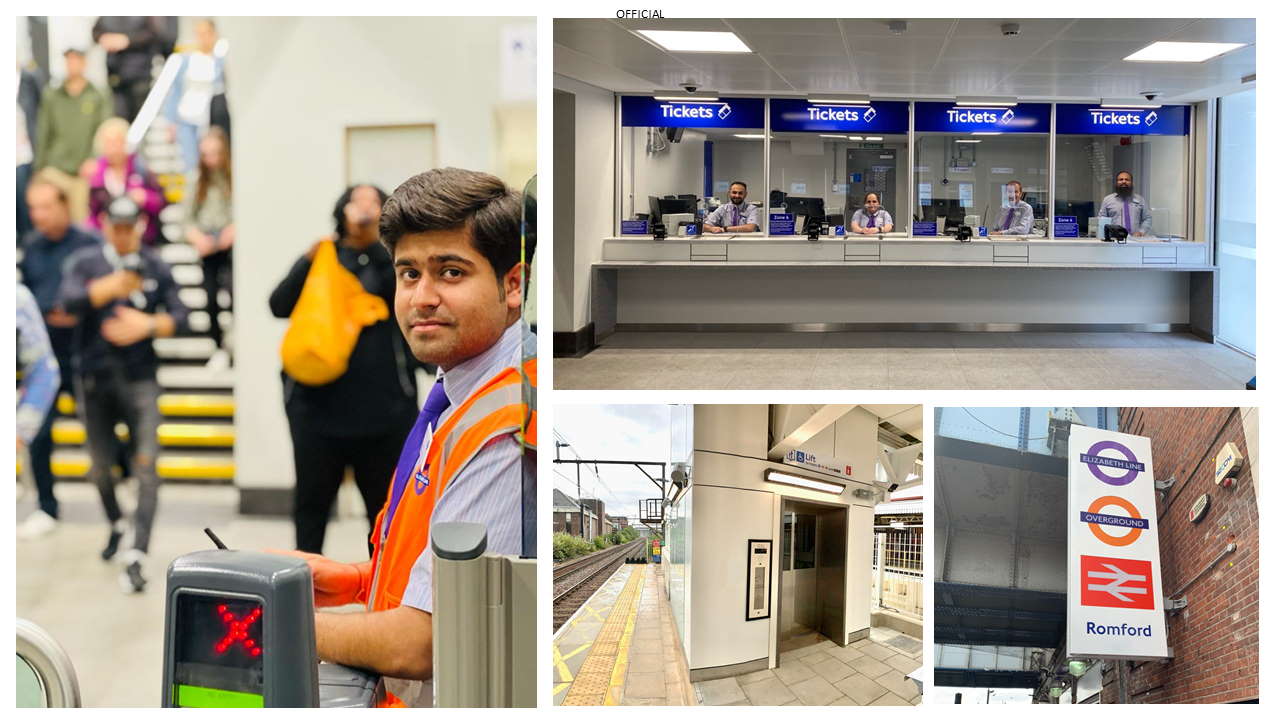 Romford Station completion August 2022