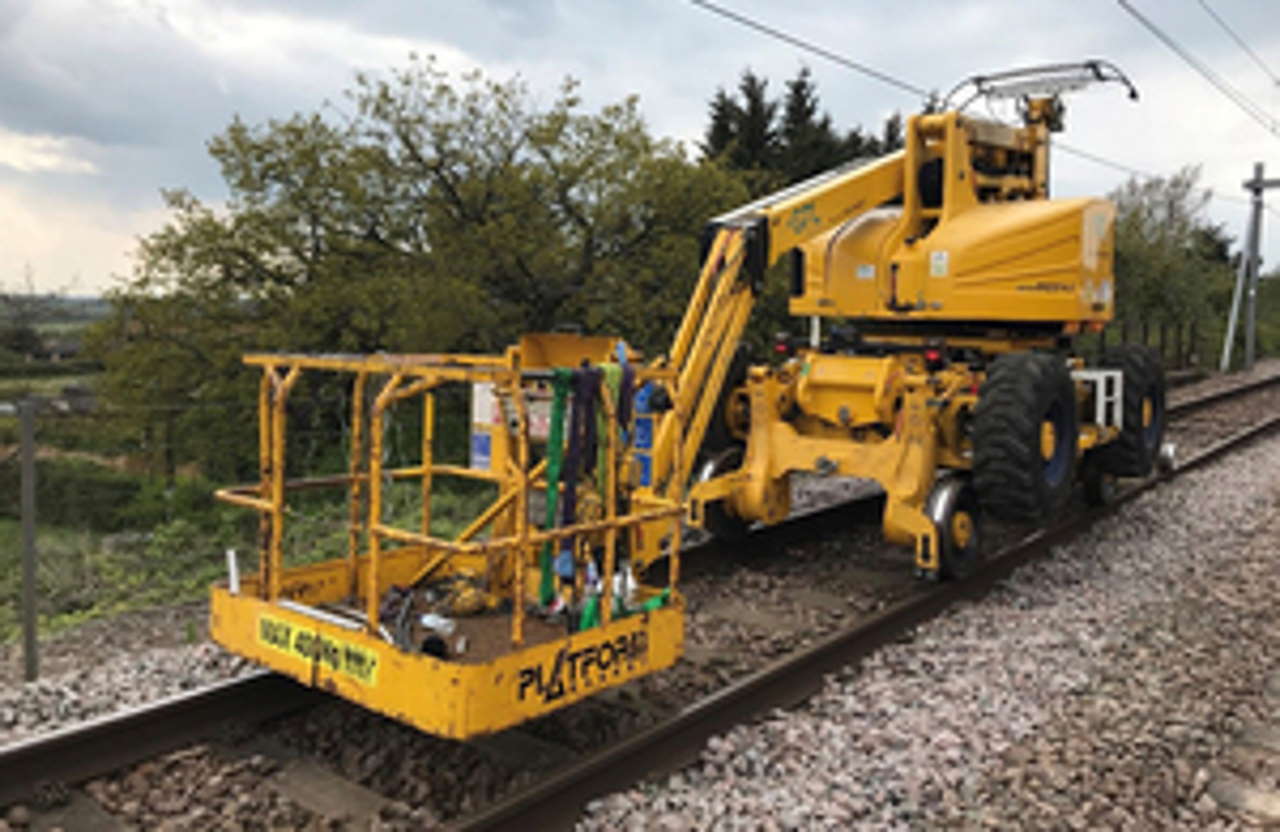 road-rail vehicles near Ramsden Bellhouse