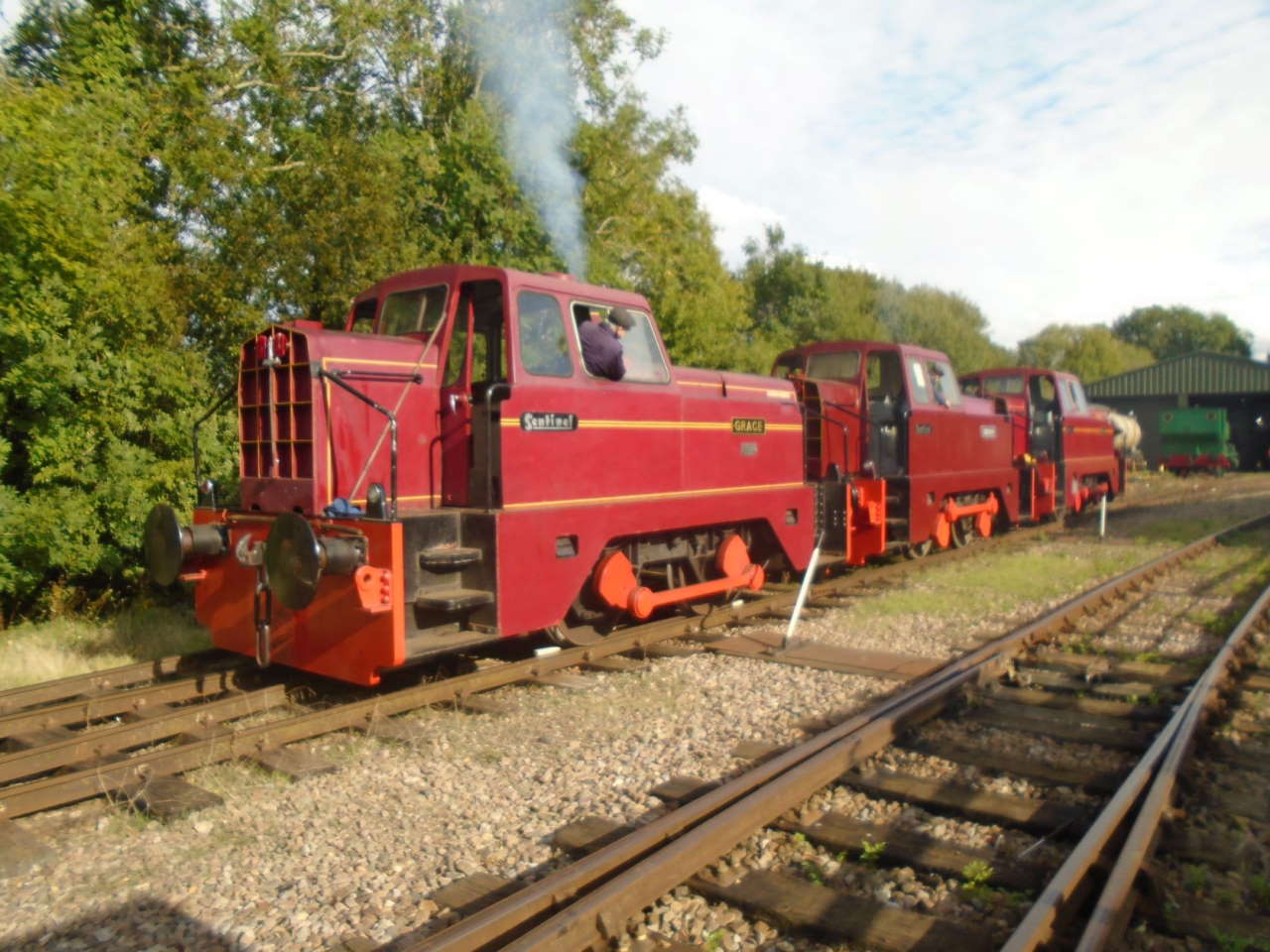 3 sentinels heading for the sheds