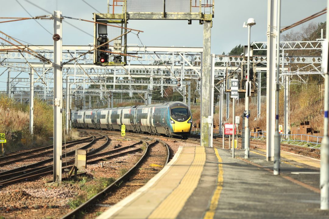 Avanti West Coast Pendolino at Carstairs station