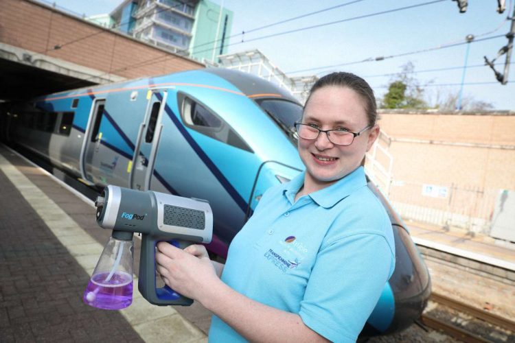 Emma Livingstone, 33, is one of the 160 strong team of cleaners