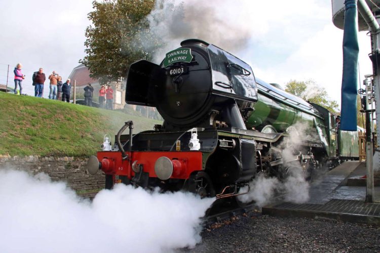 Flying Scotsman at Swanage