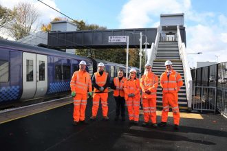 New footbridge at Renfrewshire station bridges accessibility gap