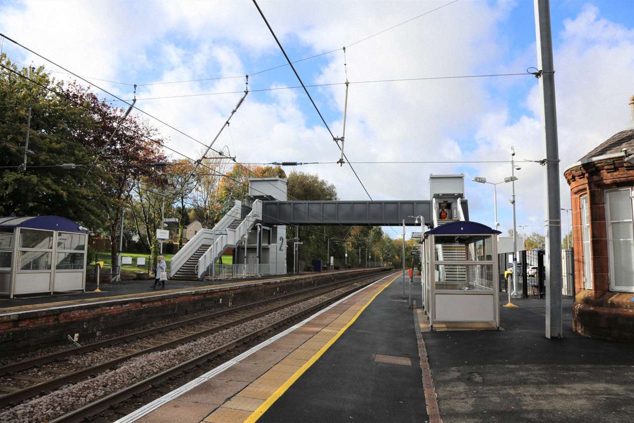 New footbridge at Renfrewshire station bridges accessibility gap