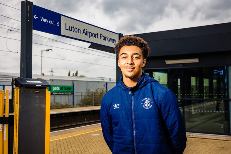 Josh Odell-Bature apprentice with Luton Town FC Academy 