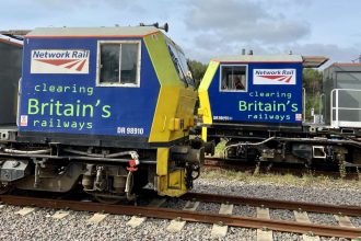 West Midlands railway tracks kept clear this autumn thanks to drones and leaf-busting trains