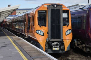 West Midlands Railway Class 196 at Shrewsbury Station