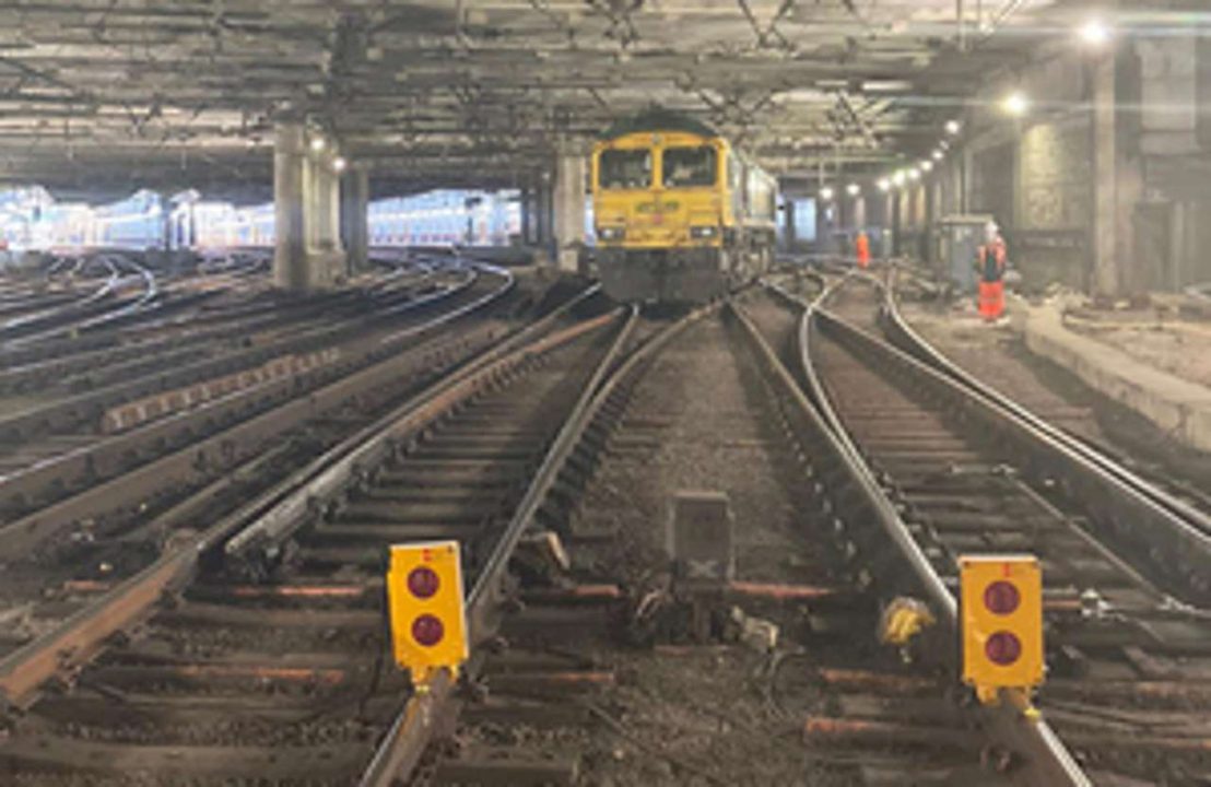 Runaway train at London Liverpool Street