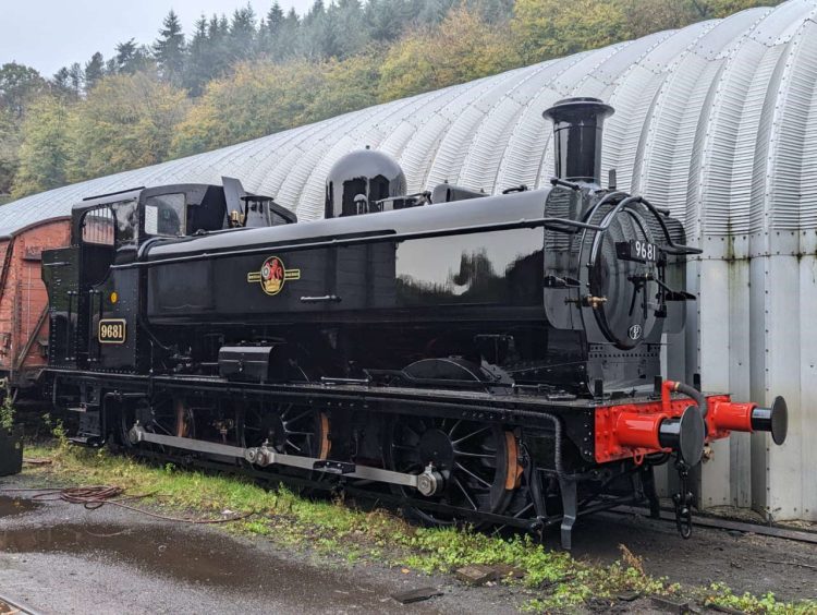 9681 on the Dean Forest Railway