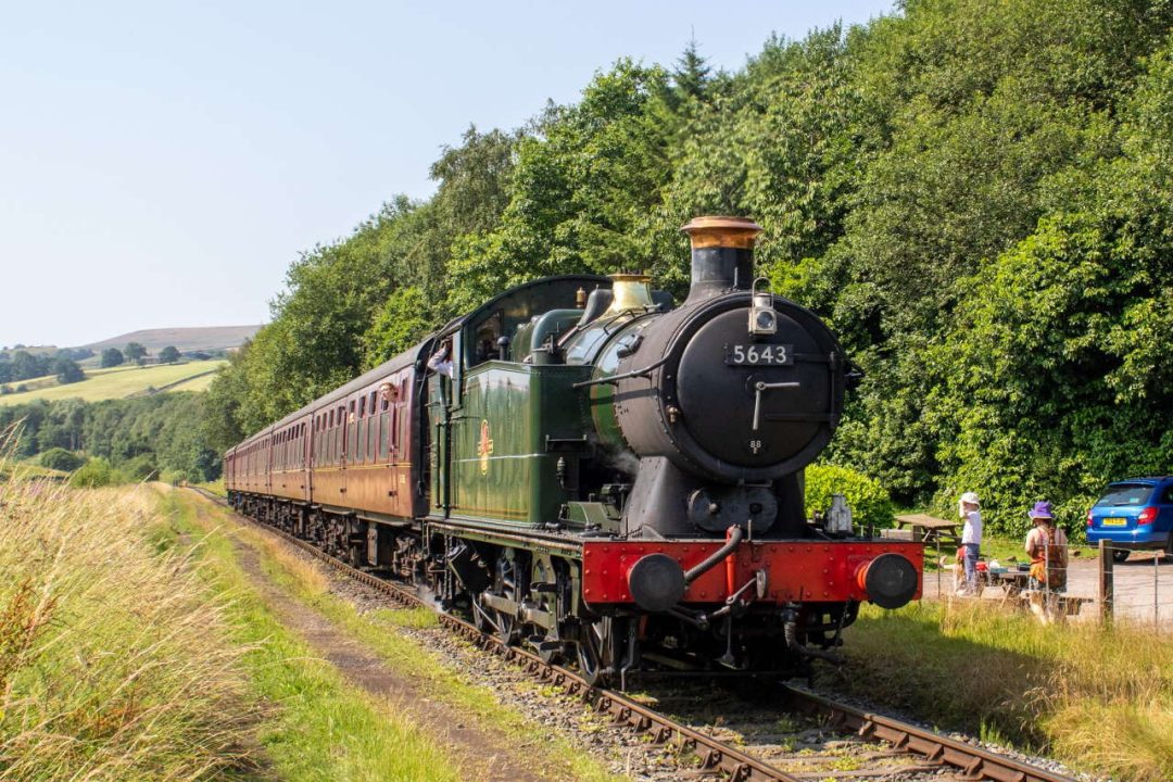 5643 at Irwell Vale on the East Lancashire Railway