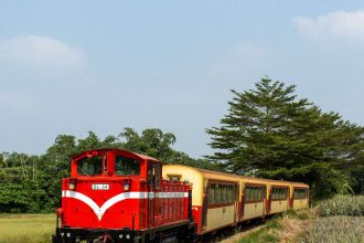 Arrival of Taiwan locomotive at Welshpool and Llanfair Light Railway delayed