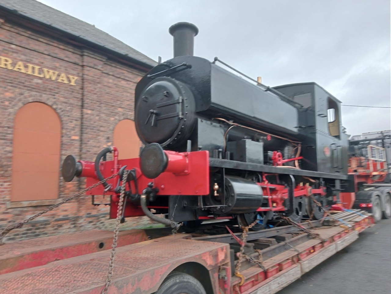 Swordfish arrives at Telford for Polar Express duties