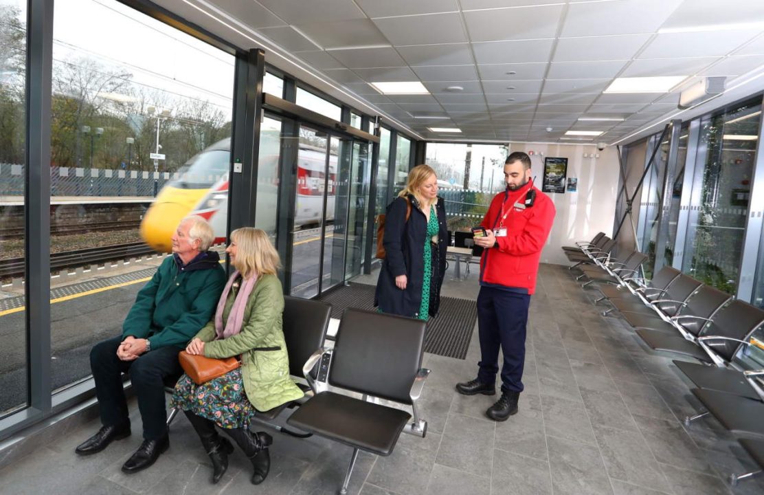 LNER Durham new waiting room Platform 1