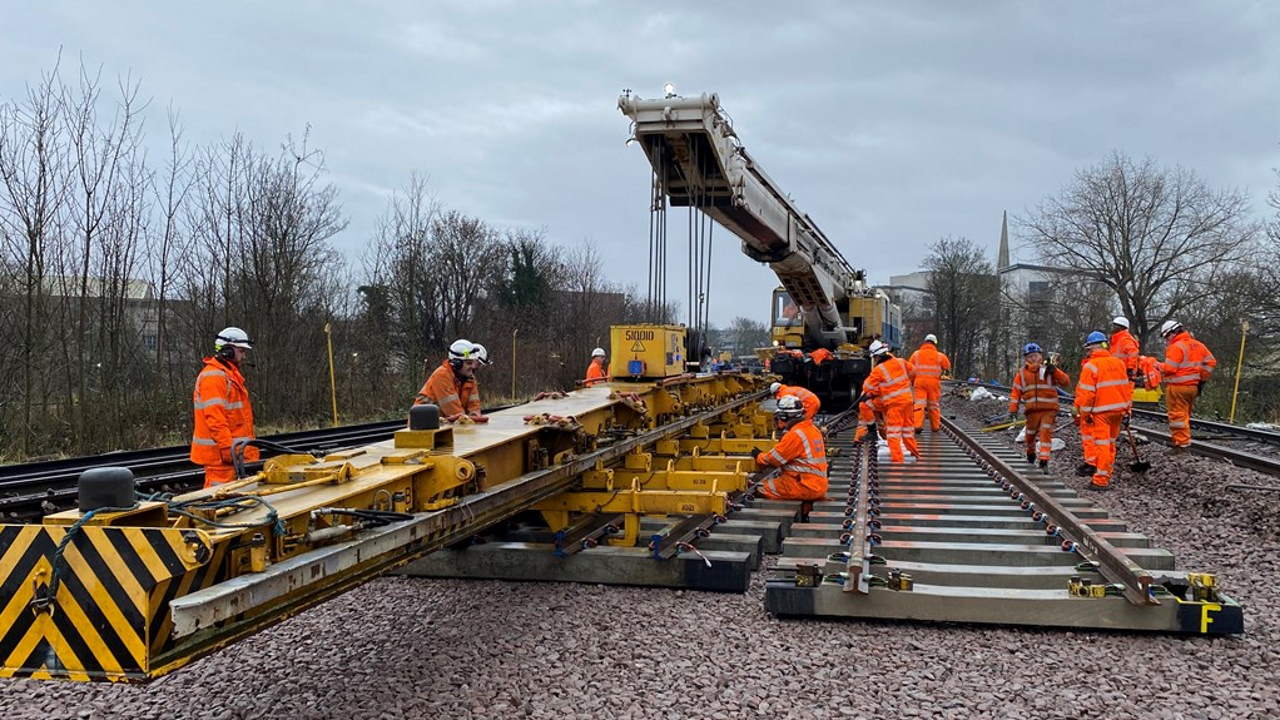 Lewisham track renewal