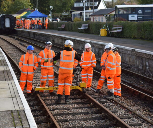 Practical Trackwork Challenge brings together heritage and modern rail