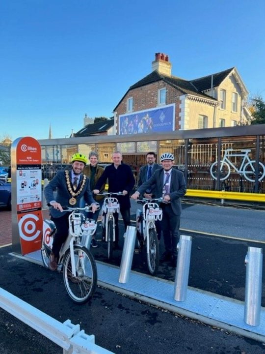 New cycle hub opens at Salisbury station