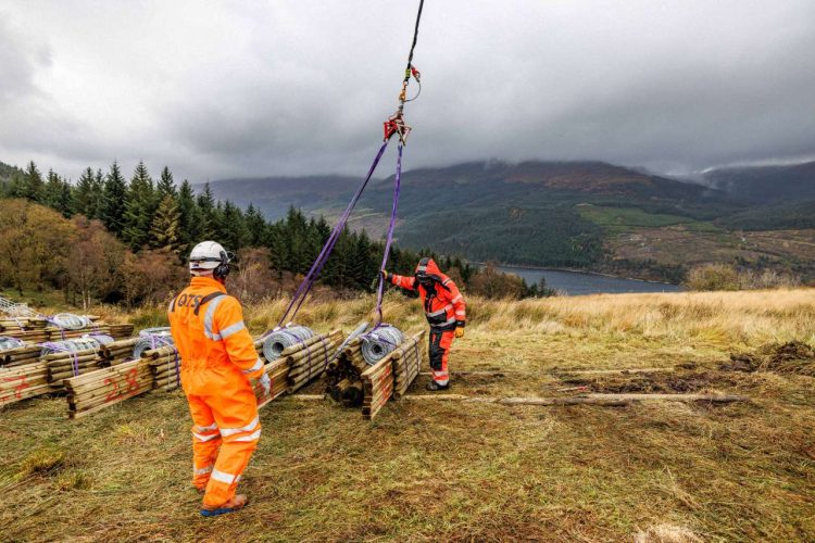 Scotland's Railway - Glen Douglas Helicopter (1)