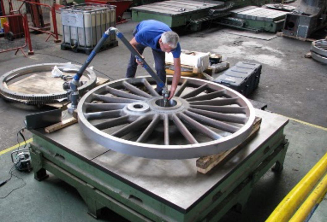 final inspection of the wheels after this machining before being released by ADA