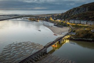 Barmouth Viaduct is open once again for rail passengers and pedestrians