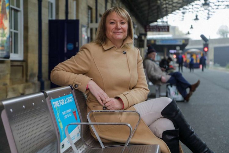 Claire Jenkins, ambassador for The Campaign to End Loneliness shares her story on a Chatty Bench.