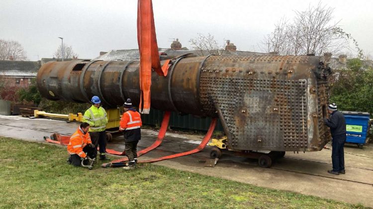 Preparing Tpornados boiler for a lift