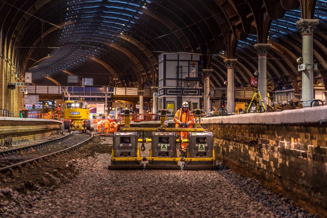 Previous work at York station over Christmas