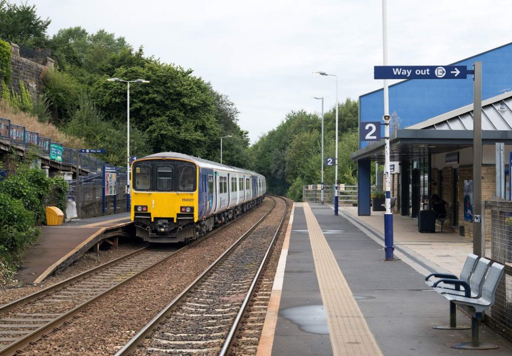 Northern Class 150 at Burnley Manchester Road