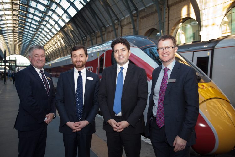 Rail Minister Huw Merriman visits the East Coast Digital Programme