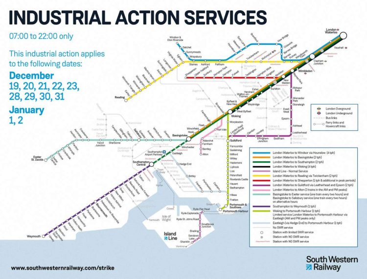 SWR Dec industrial action map 1