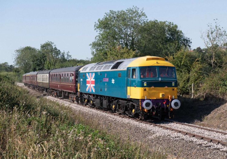 47580approaches Wymondham Abbey Stataion- Credit Ian Macdonald MNR )