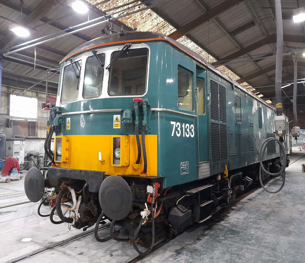 73133 at Eastleigh Works