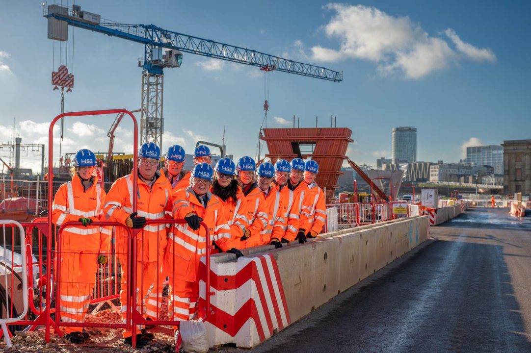 Visiting Parliamentarians and ICE staff enjoyed a tour of the Curzon Street Station site