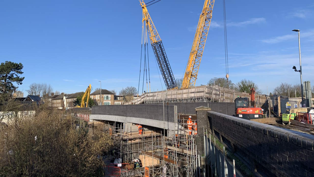 Nazeing New Road bridge replacement