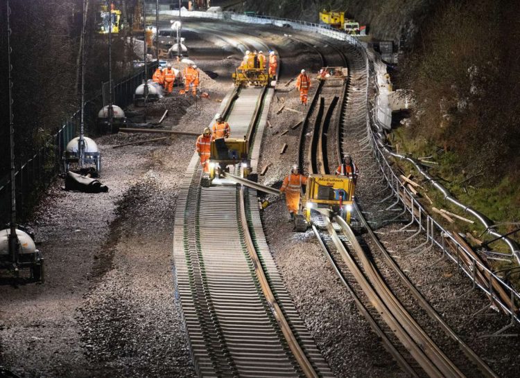 Work at Morley station - Christmas 2022