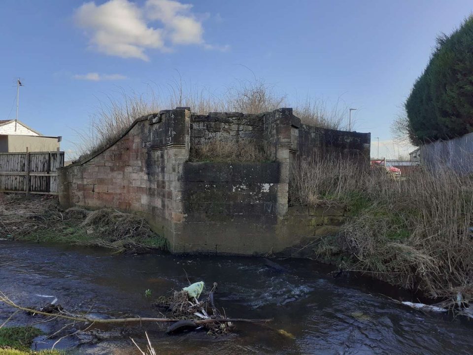 Gaulness Bridge abutment, County Durham.