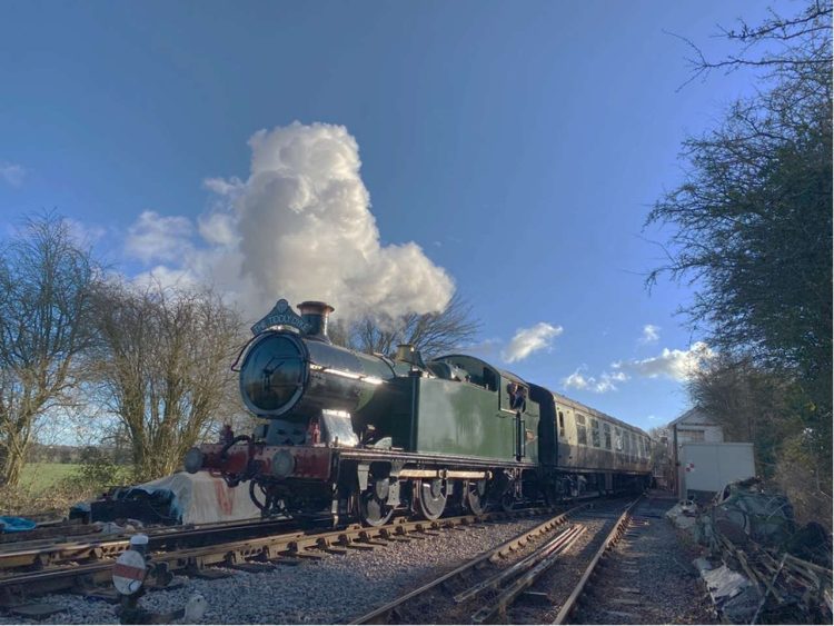 6695 on the Swindon and Cricklade Railway