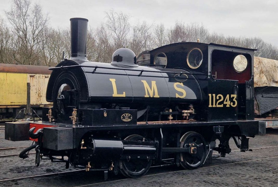 Pug 11243 in its LMS livery