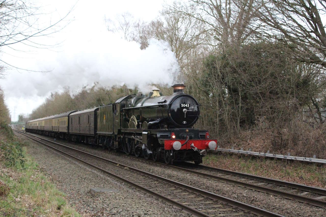 5043 Earl of Mount Edgcumbe on test