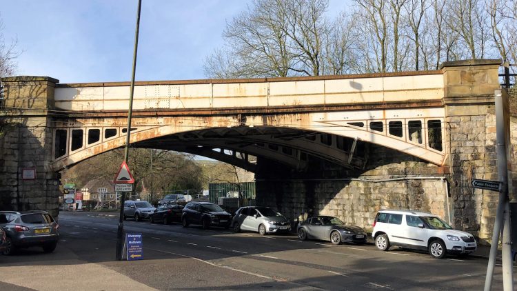 Buxton Road Bridge before work began