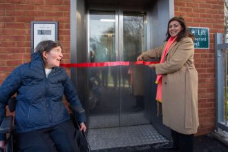 Crowborough station in East Sussex now has step-free access as lifts and new footbridge opens