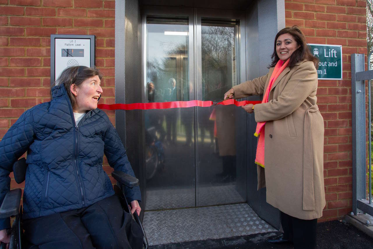 Step free access opens at Crowborough