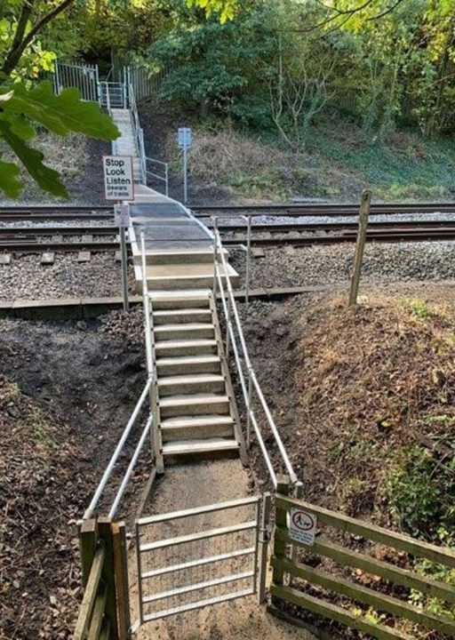 Elland Brickyard Level Crossing