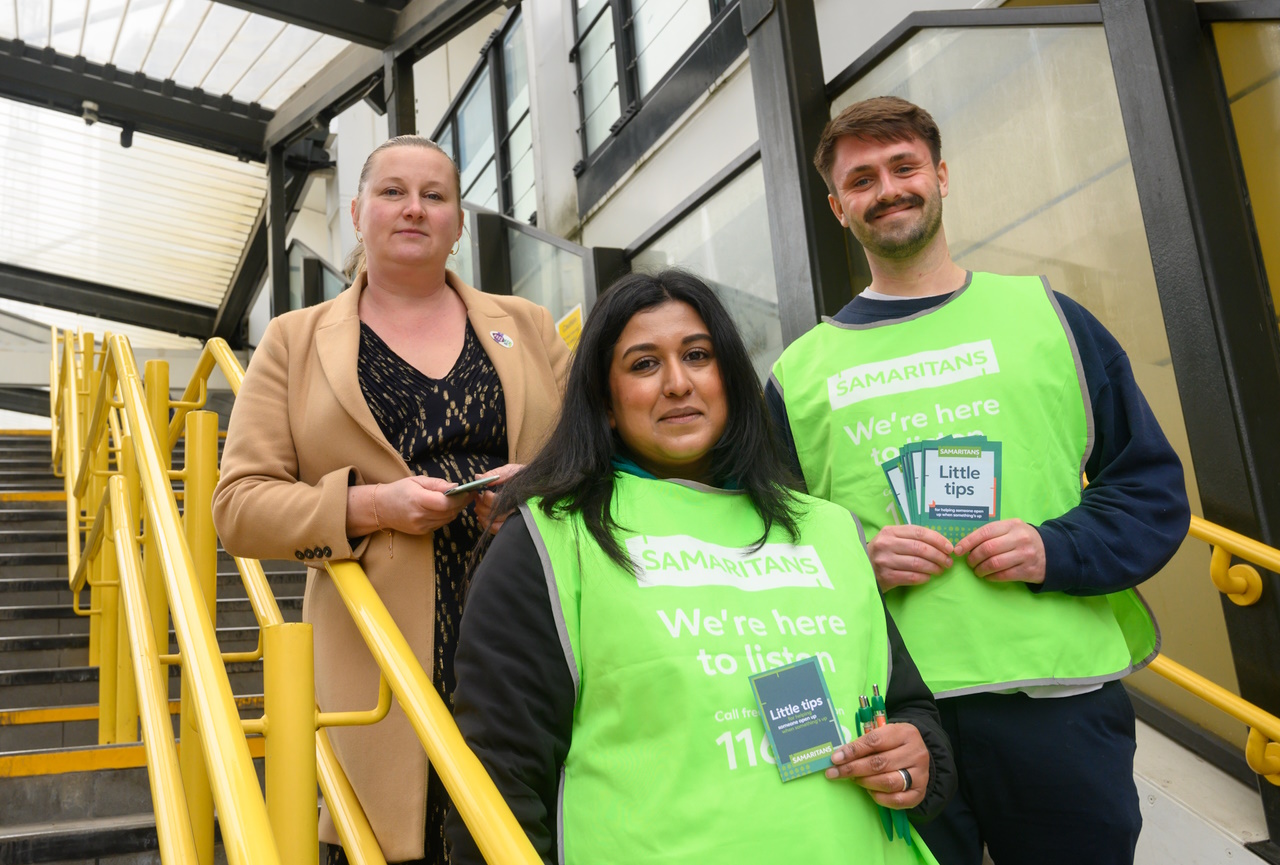 GTR has teamed up with the Samaritans to show its support for the ‘Small Talk Saves Lives’ campaign