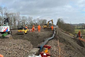 All four lines through Hook in Hampshire set to open by Friday 24th of February following huge landslip